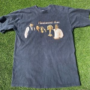 FLEETWOOD MAC 1997 Tour T-shirt L Black Cotton Double Sided